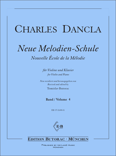 Cover - Dancla, Neue Melodien-Schule - Band 4
